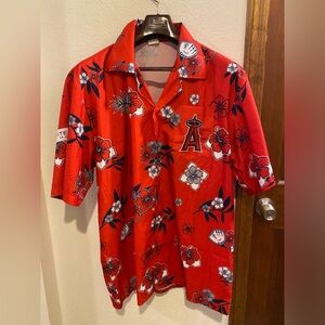 Los Angeles Angels Hawaiian shirt.  One size fits most. Excellent condition.